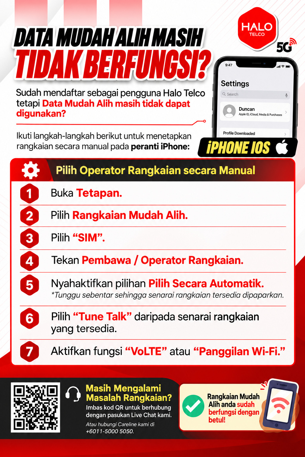 Panduan Setting APN iPhone - Bahagian 1