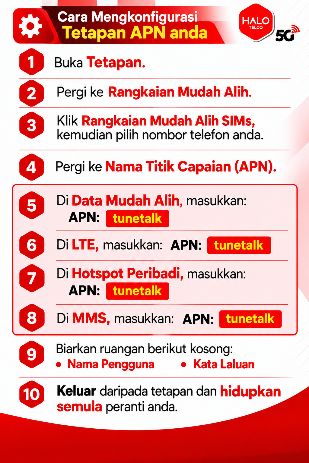 Panduan Setting APN iPhone - Bahagian 2