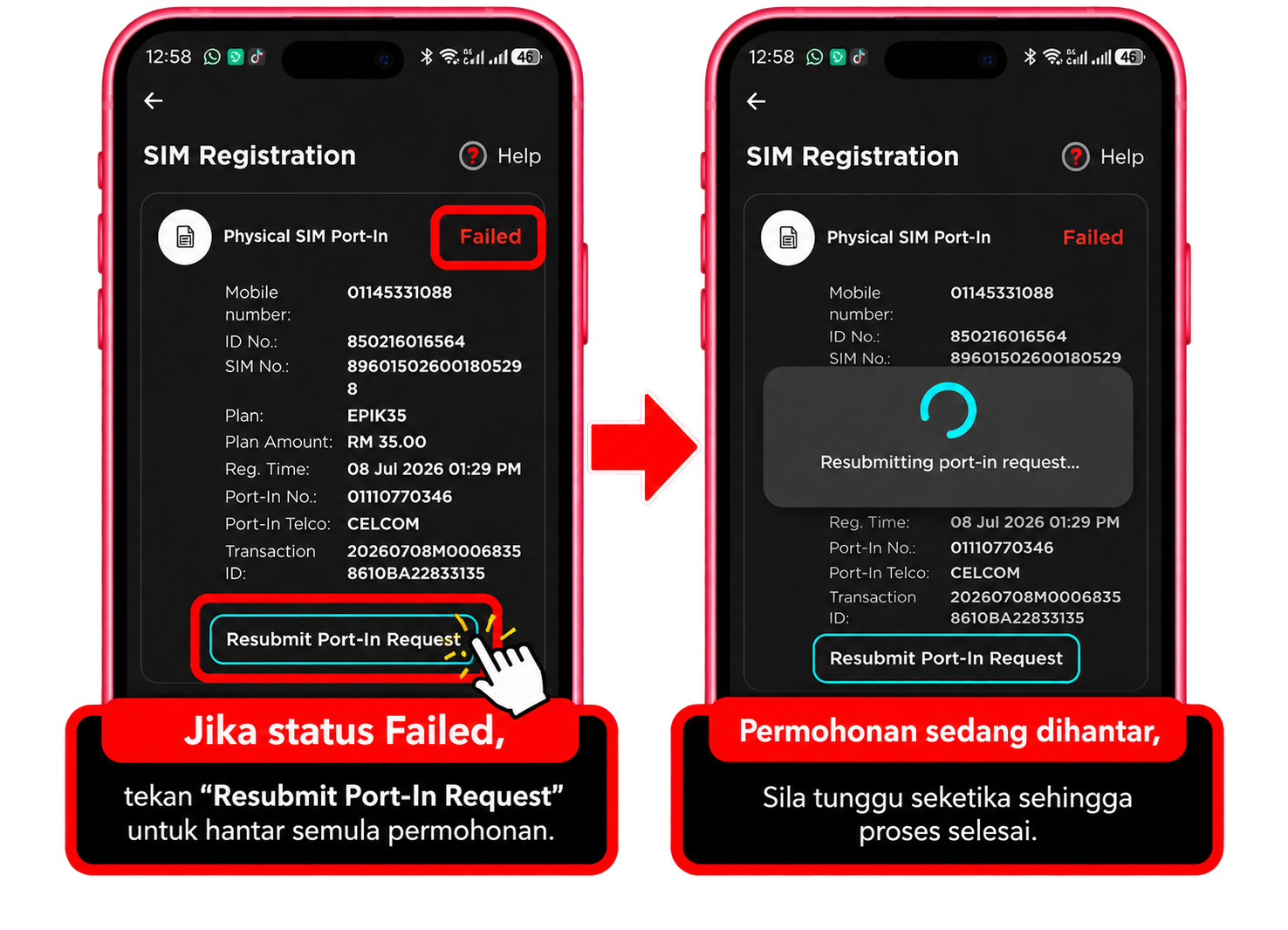 Langkah 3